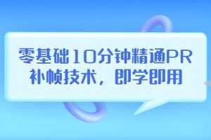 （3540期）零基础10分钟精通PR补帧技术，即学即用  编辑视频上传至抖音，高概率上热门