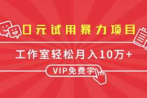 （1633期）0元试用暴力项目：一个员工每天佣金单500到1000，工作室月入10万+