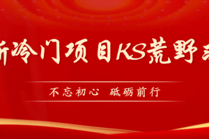 （7229期）KS荒野求生玩法比较冷门好做（教程详细+带素材）