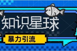 价值1980，知识星球课程，流量堆积器，冷门暴力引流项目，全网最新玩法