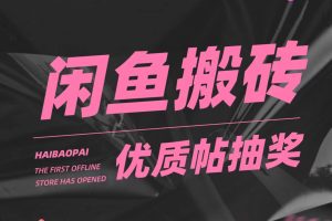 咸鱼优质帖搬砖，单号一天赚个二三十没问题 多号多撸。只要你不懒就能赚