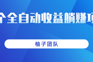 一个全自动收益躺赚，日赚上百的美女图片网站项目