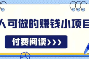 祖小来：无脑操作，亲测7天日入200+，人人可做的赚钱小项目