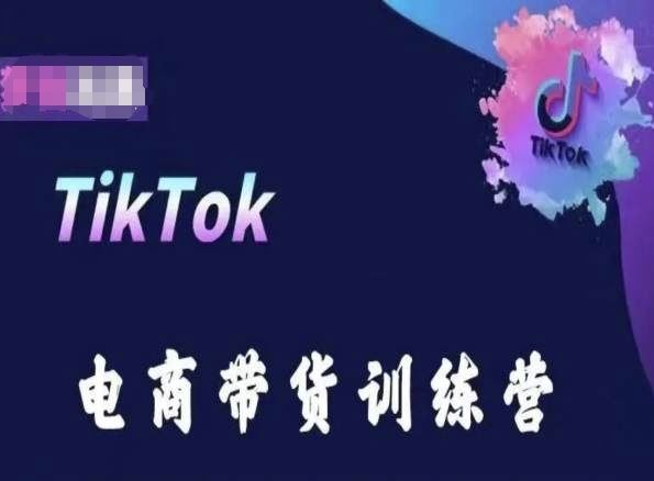 TikTok电商带货训练营，跟随时代潮流，跨境掘金-吾爱自习网