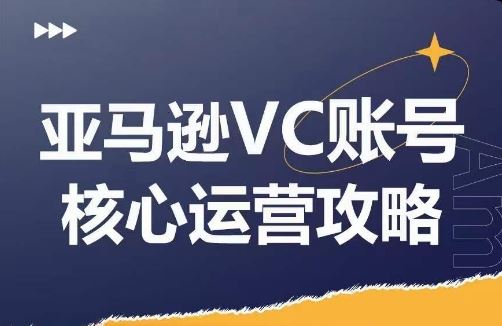 亚马逊VC账号核心玩法解析，实战经验拆解产品模块运营技巧，提升店铺GMV，有效提升运营利润-吾爱自习网