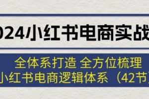 （12003期）2024小红书电商实战课：全体系打造 全方位梳理 小红书电商逻辑体系 (42节)