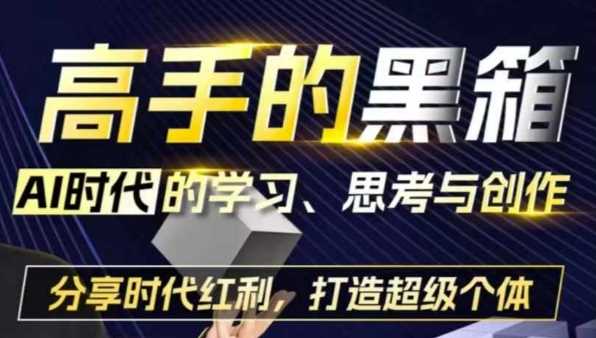 高手的黑箱：AI时代学习、思考与创作-分红时代红利，打造超级个体-智慧宝库