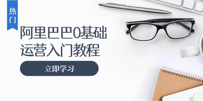 （13291期）阿里巴巴运营零基础入门教程：涵盖开店、运营、推广，快速成为电商高手-吾爱自习网