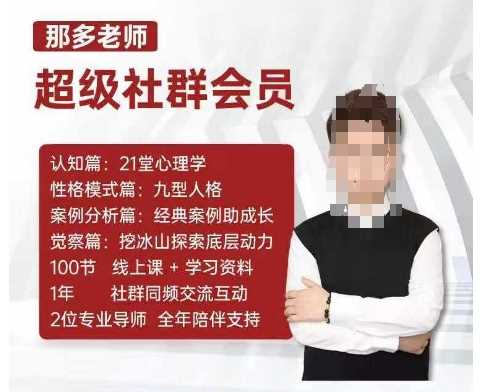 那多老师超级社群会员：开启自我探索之路，提升内在力量-富业网创