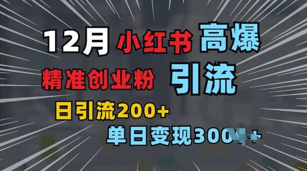 小红书一张图片“引爆”创业粉，单日+200+精准创业粉 可筛选付费意识创业粉【揭秘】-吾爱自习网