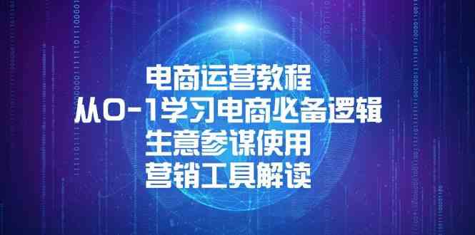 电商运营教程：从0-1学习电商必备逻辑, 生意参谋使用, 营销工具解读插图