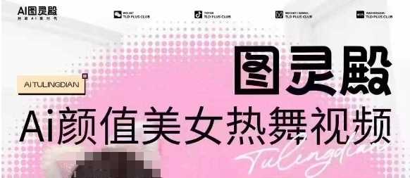 全网首发，原价988图灵殿AI颜值美女热舞视频，云端生图，轻松过原创-富业网创