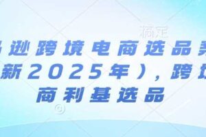 亚马逊跨境电商选品案例(更新2025年4月)，跨境电商利基选品