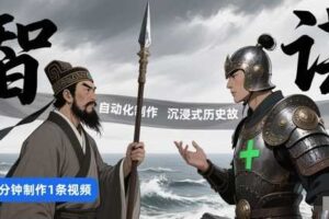 扣子工作流一键生成沉浸式历史故事，一天工作量，3分钟搞定
