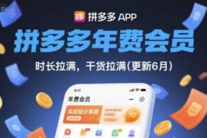 拼多多年费会员，实经验分享操，时长拉满，干货拉满(更新7月)