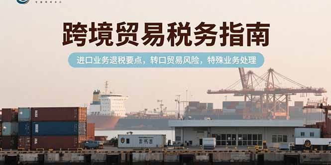 （15381期）跨境贸易税务指南，进口业务退税要点，转口贸易风险，特殊业务处理