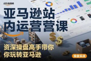 亚马逊站内运营课：资深操盘高手带你玩转亚马逊
