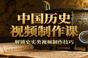中国历史视频制作课：疆域地图集+参考文案+练习素材，解锁史实类视频制作技巧