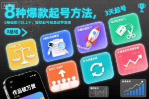8种爆款起号方法,0基础都可以上手,爆款起号就是这样简单