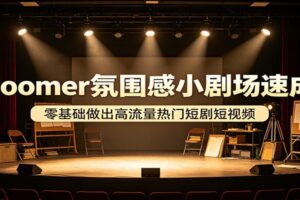 Doomer氛围感小剧场速成，零基础做出高流量热门短剧短视频